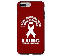 Chemise Contre Le Cancer du poumon, « I Love Someone with Lung Cancer Awareness » Coque pour iPhone 7 Plus/8 Plus