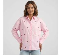 Chemise coton avec broderie cerise oregon Femme ONLY M