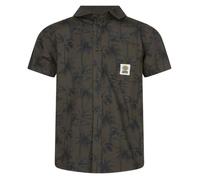 Chemise coton - TEDDY SMITH - Imprimé palmiers - Kaki - Vert - Regular - Manches longues - Col chemise 14