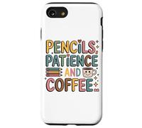 Chemise Crayons Patience et Café - Funny Back to School Coque pour iPhone SE (2020) / 7/8
