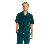 Chemise cubaines velour Revolution Vert M