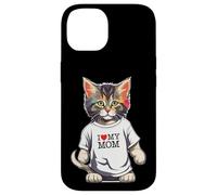 Chemise Cute Cat in I Love My Mom pour la Meilleure Maman de Chat de Tous Les Temps Coque pour iPhone 14