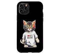Chemise Cute Cat in I Love My Mom pour la Meilleure Maman de Chat de Tous Les Temps Coque pour iPhone 11 Pro