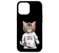 Chemise Cute Cat in I Love My Mom pour la Meilleure Maman de Chat de Tous Les Temps Coque pour iPhone 12 Pro Max