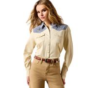 Chemise d'équitation femme Ariat Horseshoe Beige S