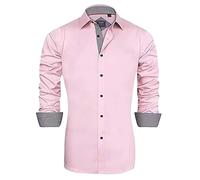 Chemise d'affaires pour homme sans repassage à manches longues pour homme, coupe ajustée, en coton extensible, chemise décontractée à manches longues pour mariage, chemise élégante pour homme, veste
