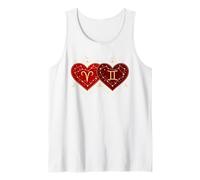 Chemise d'amour Bélier Gémeaux avec Lien du Zodiaque pour la Saint-Valentin Débardeur