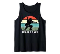 Chemise d'arbitre de Baseball Amusante, You're Out Baseball Umpires Débardeur