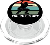 Chemise d'arbitre de Baseball Amusante, You're Out Baseball Umpires PopSockets PopGrip pour MagSafe