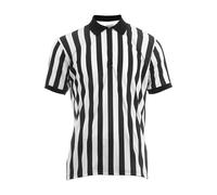 Chemise d'arbitre - Maillot d'arbitre officiel pour hommes à rayures, sifflet de football à rayures noires et blanches | Maillot darbitre pour baseball, lutte, basket-ball, hockey, cheerleading