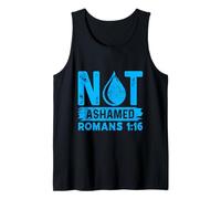 Chemise de baptême chrétien avec Inscription « Not Ashamed » Débardeur