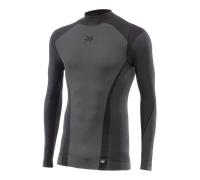 Chemise de base à manches longues col montant SIXS TS3 V2 4 saisons Noir/CarboneXS/S Noir,Carbone