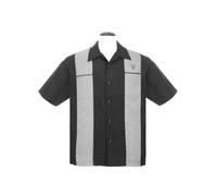 Chemise De Bowling Rétro Vintage Pour Hommes Brodée Piston V8 Élégante