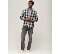Superdry Chemise de bûcheron manches longues en coton bio Bleu 2XL Homme