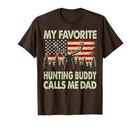 Chemise de Chasse Mon pote de Chasse préféré m'appelle Papa pour Hommes T-Shirt
