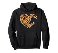 Chemise de Cheval pour Femme avec imprimé écossais Motif léopard Sweat à Capuche
