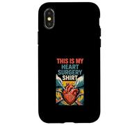 Chemise de Chirurgie Cardiaque Heart This is My Heart Fun Mens Get Well Coque pour iPhone X/XS
