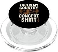 Chemise de Concert This is My Country, Musique Occidentale, Chapeau, Guitares PopSockets PopGrip pour MagSafe
