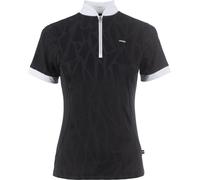 Chemise de concours Cavallo femme Jaquard Halfzip black Sportswear FS 2024, taille:42