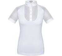 Chemise de concours Fairplay femme FP JUSTINE AIRY blanche manches courtes, Taille:36