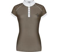 Chemise de concours Fairplay femme manches courtes FP Anita taupe grey FS/23, taille:36
