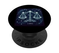 Chemise de constellation du zodiaque Balance, T-shirt Astro Horoscope PopSockets PopGrip Interchangeable