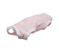 Chemise de convalescence douce pour animal de compagnie avec poignets élastiques - Vêtements de protection alternatifs pour les plaies après une chirurgie - Body de récupération de castration pour