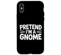 Chemise de Costume Easy Pretend I'm GNOME Last Minute pour Halloween Coque pour iPhone X/XS