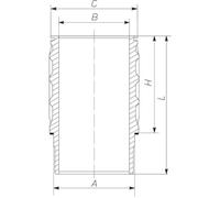 Chemise de cylindre MAHLE 061 WN 26 00 pour SCANIA T 10.64 2004-2005