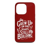 Chemise de Fermier : a grandi sur Les chemins de Terre, Toujours en Construction Coque pour iPhone 13 Pro