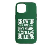 Chemise de Fermier : a grandi sur Les chemins de Terre, Toujours en Construction Coque pour iPhone 15