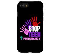 Chemise de Grossesse Stop Teen - Prévention de la Grossesse Adolescente Coque pour iPhone SE (2020) / 7/8