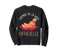 Chemise De La Nuit Officielle Chat Mignon - Pyjama Sweatshirt