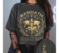Chemise de la Quatrième Aile, Rebecca Yarros, Cavalier de Dragon, Violt Sorrengail, Basgiath War College, Marchandise ACOTAR, Chemise de la Quatrième Aile Basgiath, Style ample pour femmes, Parfait po