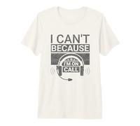Chemise de médecin pour Centre d'appel, Chemise d'infirmière sur Appel Excuse T-Shirt Haut de Gamme