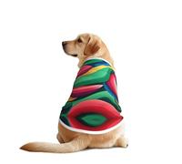 Chemise de morphologie biologique colorée pour chien - Respirant et rafraîchissant pour grands chiens, protection solaire et confortable pour Golden Retriever, Husky, Alaska, activités de plein air