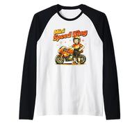 Chemise de Moto pour Enfants Mini Speed King - Vintage Manche Raglan