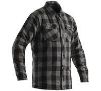 RST X Lumberjack, veste/chemise en textile XL Gris Foncé/Noir Gris Foncé/Noir