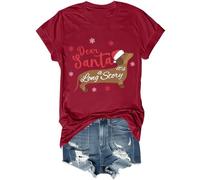 Chemise de Noël amusante « Dear Santa Its A Long Story » pour femme et homme, bordeaux, S