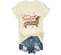 Chemise de Noël amusante « Dear Santa Its A Long Story » pour femme et homme, Jaune crémeux., XL