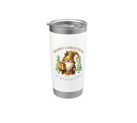 Chemise De Noël Drôle Gnome De Noël Noël Gobelet isotherme en acier inoxydable double paroi