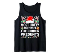 Chemise de Noël « Most Likely to Forget The Hidden Presents » Débardeur