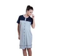 Chemise de Nuit Bicolore avec Ouverture T3