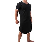 Chemise de nuit confortable en coton pour homme