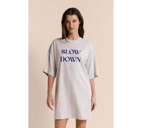 Chemise de nuit en coton - Ansel - XL - Chine Clair - Femme - Etam