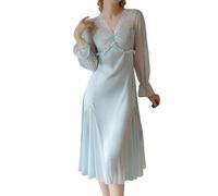 Chemise De Nuit en Dentelle Anglaise Hiver Cher Court Et Courte Linge Soutien Vetement Plus Personnalisable Assortis Vache Drole Nounours Zippe Liquettes Orange Petit Ecru