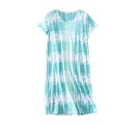 Chemise De. Nuit Femme - Nuisette Cotton L’été - Robe Tee Shirt Grande Taille - Body Sexy Chic - Manche Courte - Feminins - sous Vetement Allaitement - T Shirt De Nuit Noire