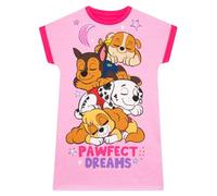 Chemise de Nuit Fille Pat Patrouille | Skye Chemise de Nuit Enfant | Manche Courte Robe de Nuit | Rose 4-5 Ans
