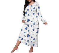 Chemise De Nuit Grande Taille - Nuisette Cotton L’été - Robe Nuit Pas Cher - Dress Sexy Chic - Manche Courte - Femme - sous-Vêtement Moulante - T Shirt De Nuit Blanche