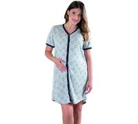 Chemise de Nuit Gris à Coeurs T6